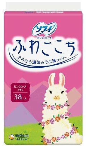 Unicharm прокладки ежедневные 14 см 38 шт