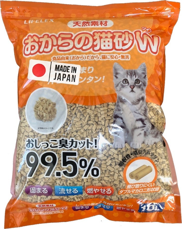 Наполнитель LIFELEX Тофу комкующийся 10 л