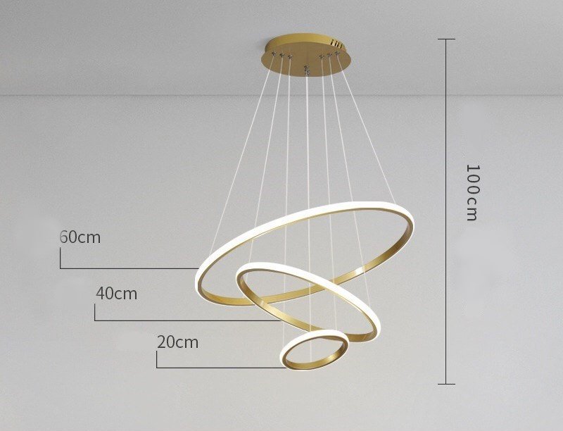Люстра TOP LUSTRA M123-204060 G LED, кол-во ламп: 3 шт купить,14900