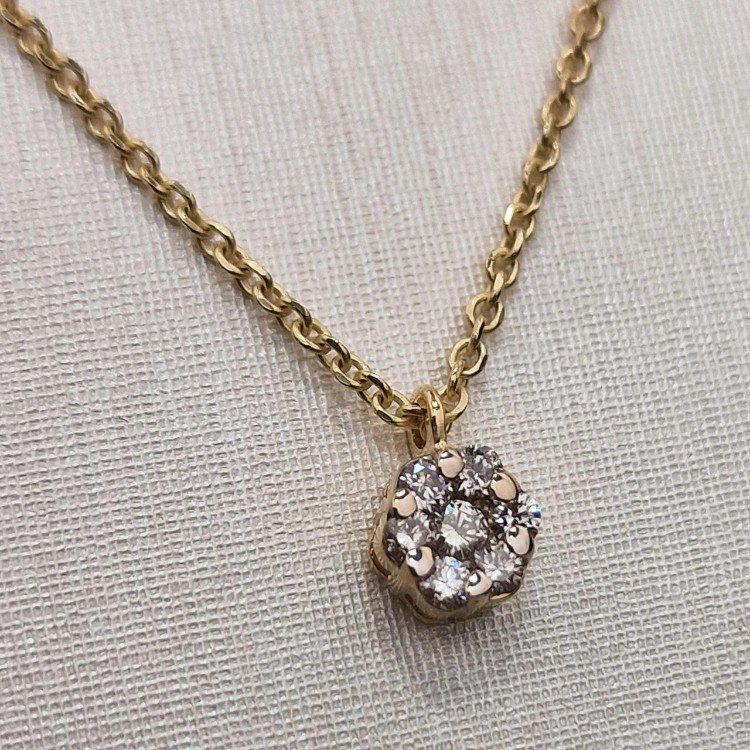 Колье Deimantas 106086047 45см 2,78гр 0,17ct. купить,NaN