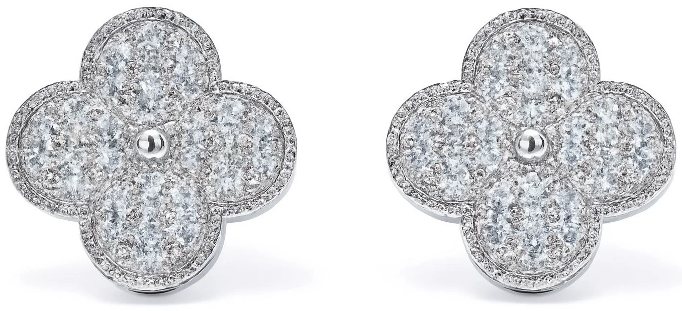 Серьги Luxrai бриллиант, белое золото 585 купить,NaN