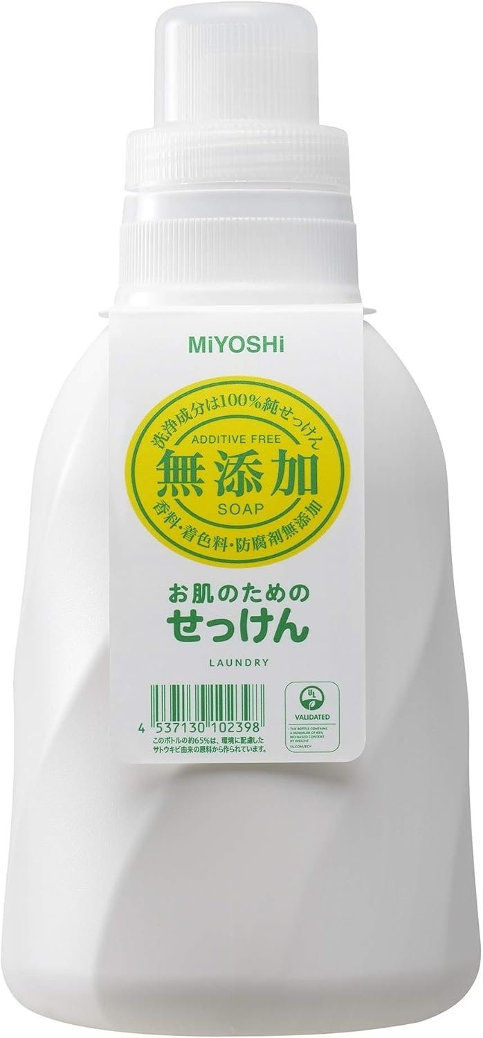 Miyoshi Additive Free Laundry Liquid Soap, 1100 мл 1.1 л