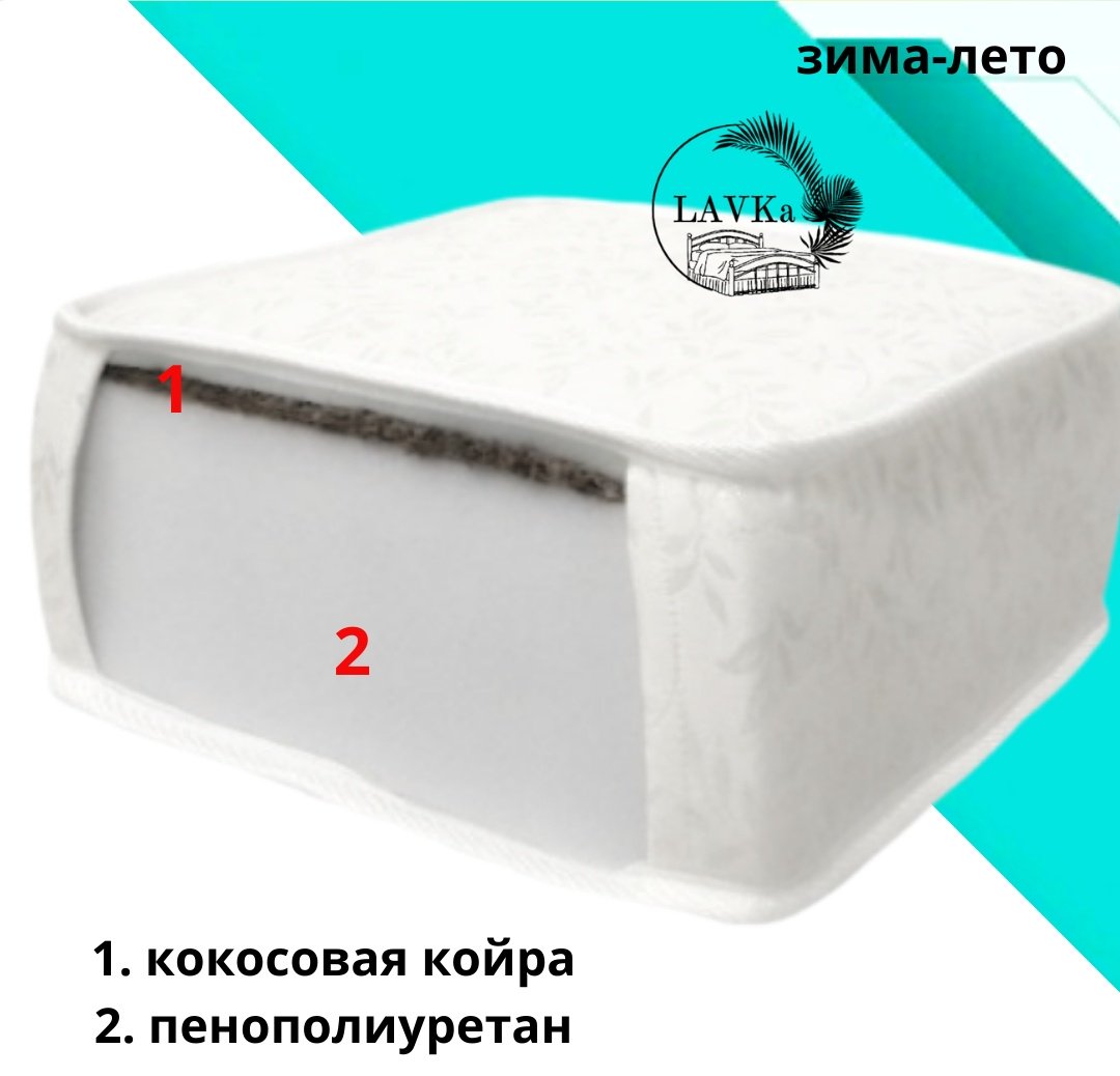 Матрас LAVKa RЕLAX ТIME 1 Cocos, 175x195x20 см - ForteMarket Матрас LAVKa RЕLAX ТIME 1 Cocos, 175x195x20 см купить,95539