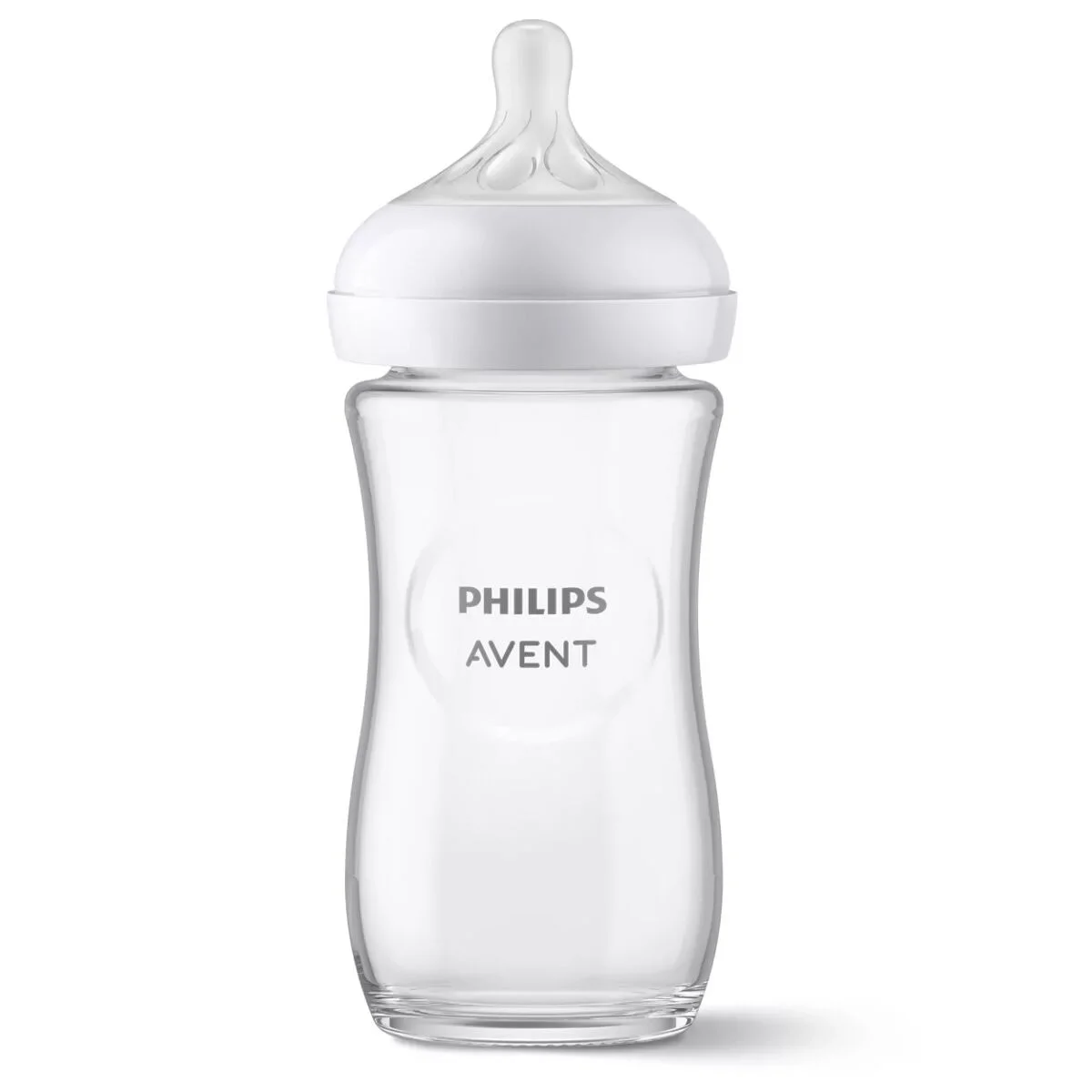 Бутылочка для кормления Philips Avent Natural Response с клапаном AirFree 240 мл 1м+ (стекло) купить,NaN