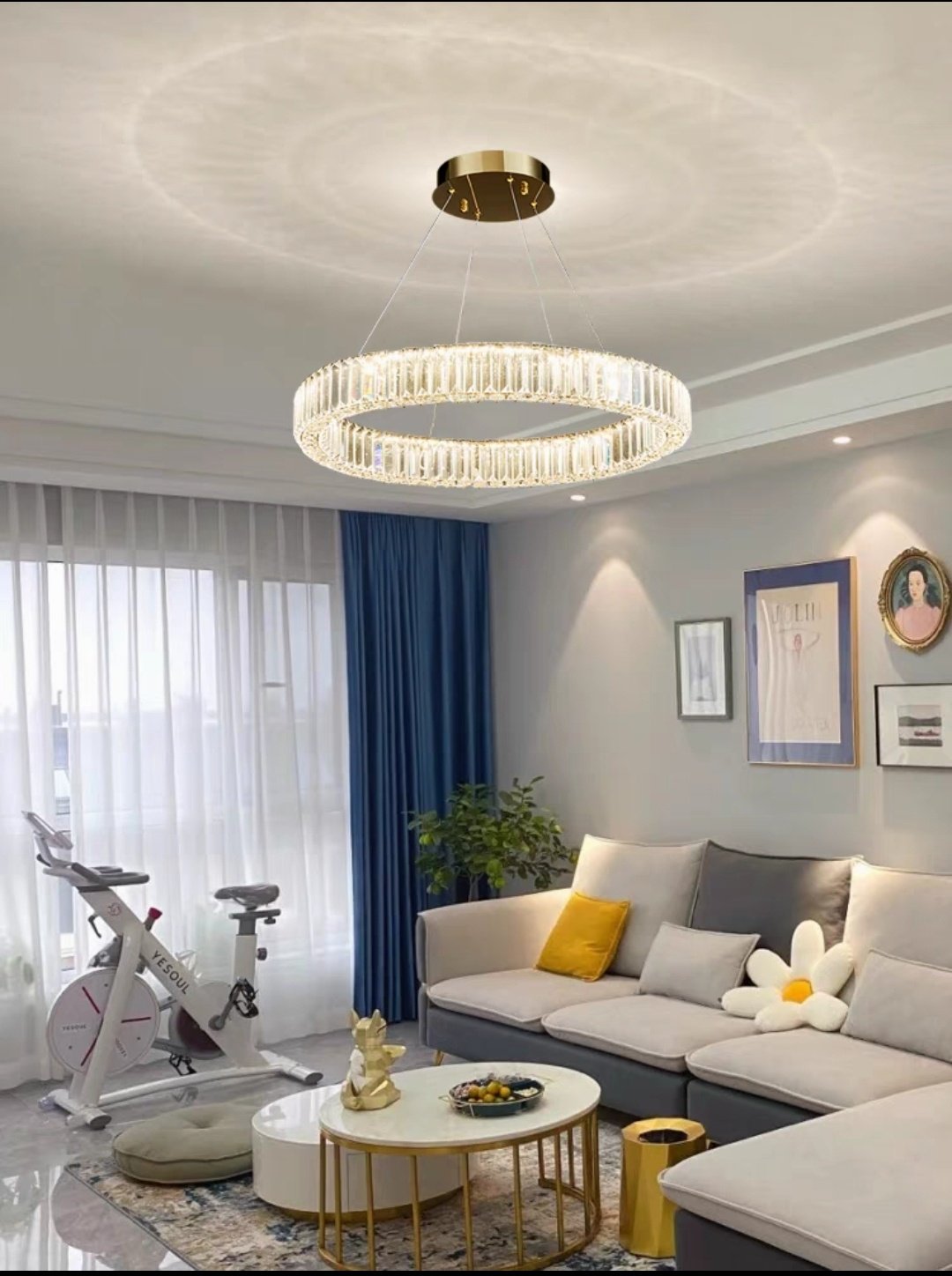 Люстра LUQY Light LC-050 LED, кол-во ламп: 1 шт купить,NaN