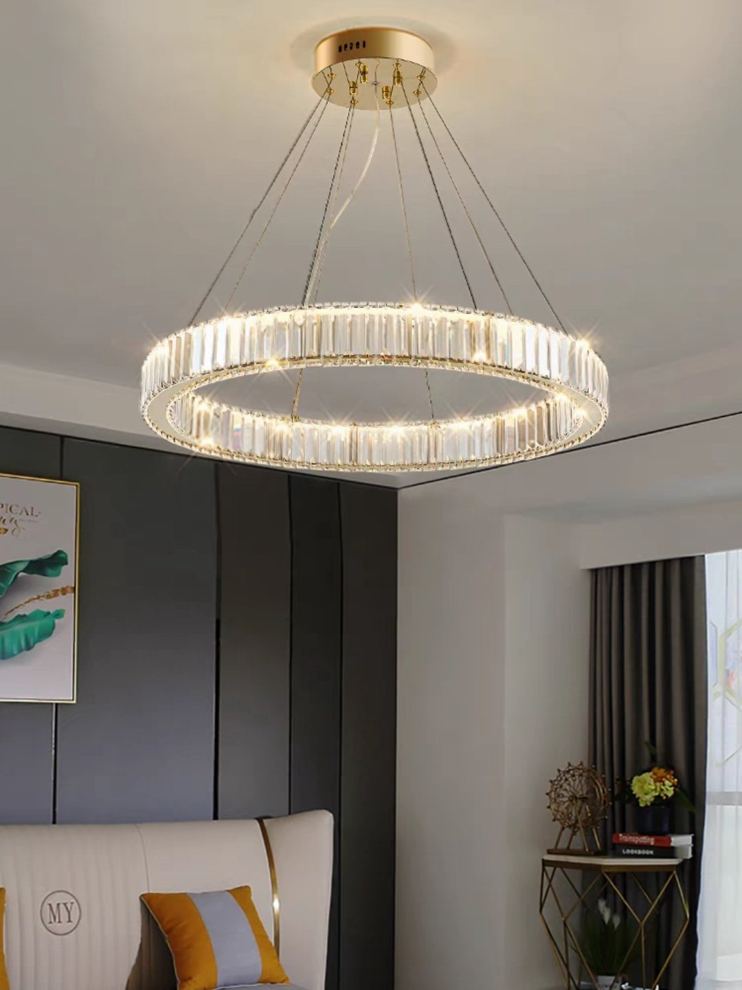 Люстра LUQY Light LC-050 LED, кол-во ламп: 1 шт купить,NaN