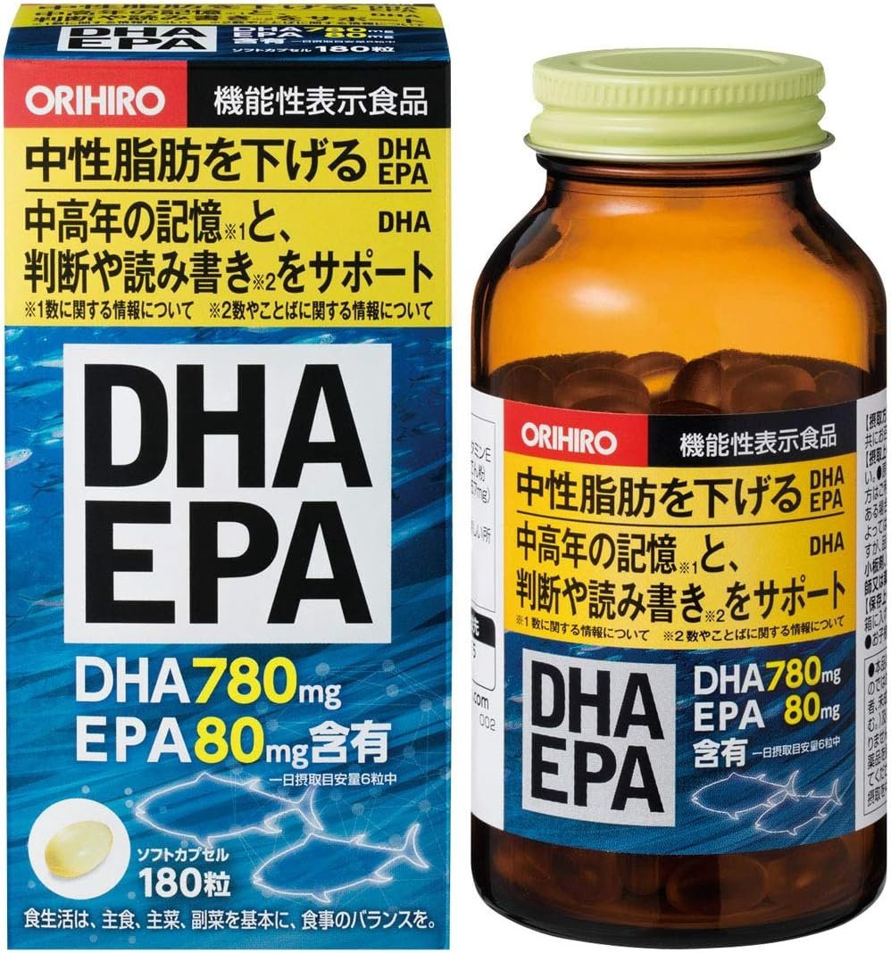 ORIHIRO DHA EPA Омега 3 капсулы 180 шт купить,NaN