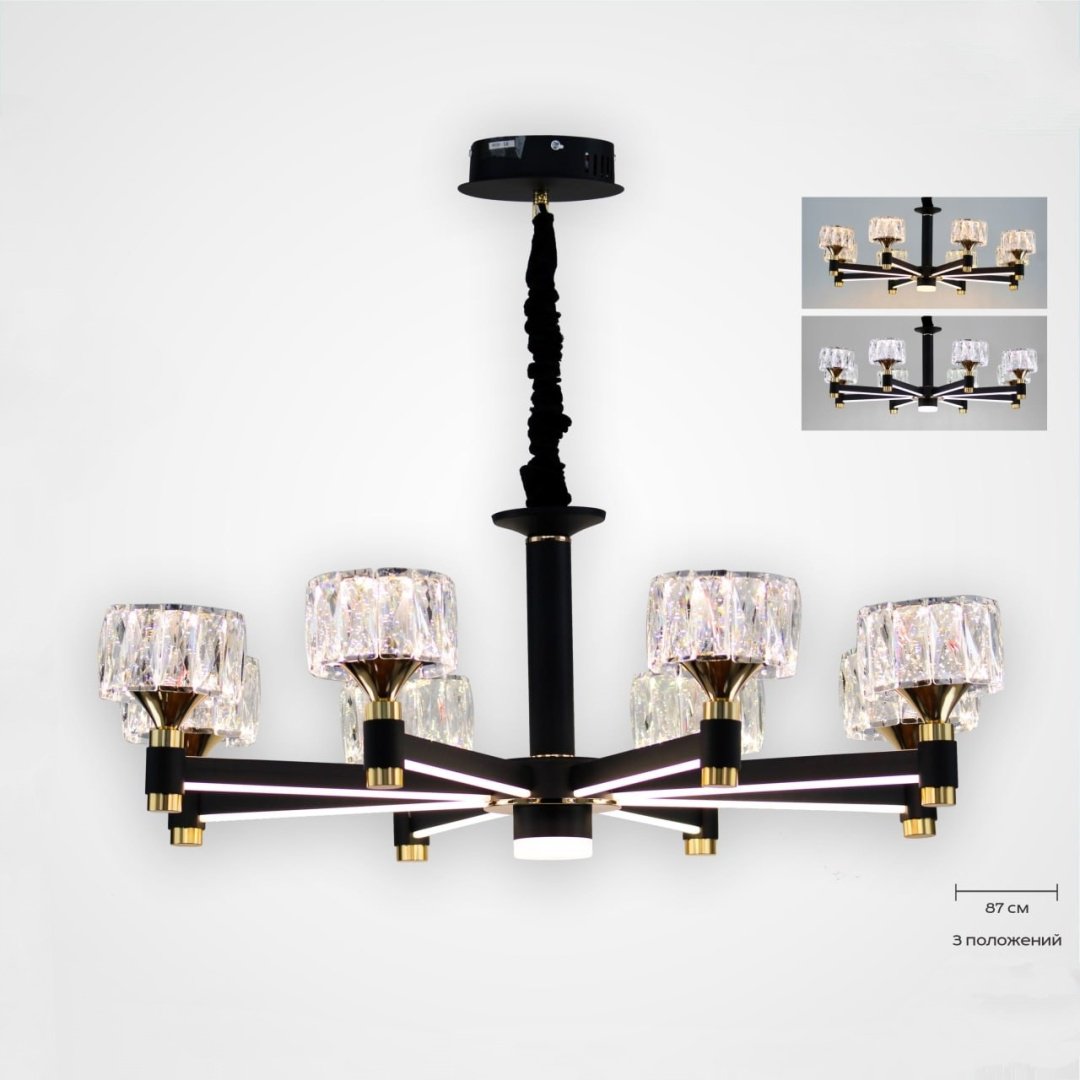 Люстра ABC 87890-8 LED, кол-во ламп: 8 шт купить,NaN