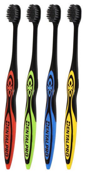 Dental Pro Dental Pro Black зубная щетка жесткая 1 шт