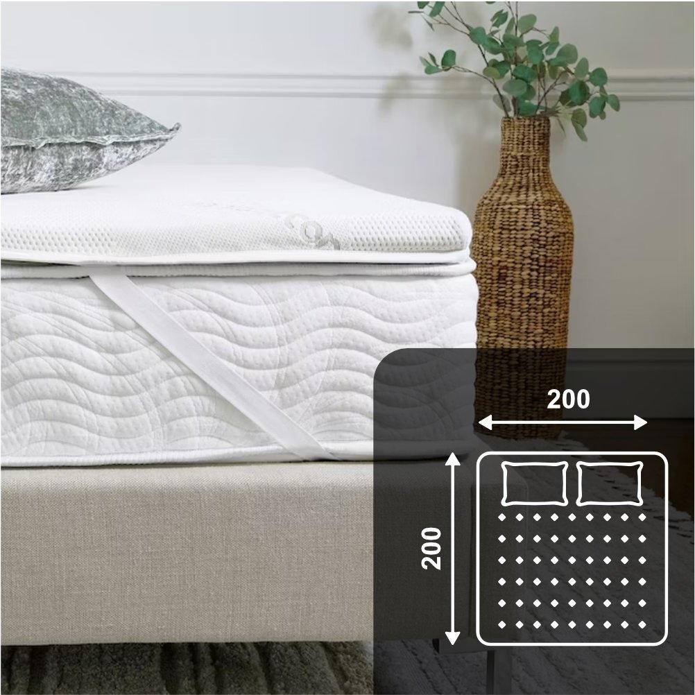 Топпер SoftMatras GreenMemory, 200x200x7 см - ForteMarket Топпер SoftMatras GreenMemory, 200x200x7 см купить,67899