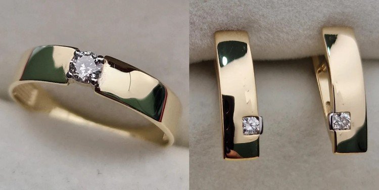 Комплект Deimantas 106097812 16р 3,03гр 0,10ct 0,40ct. купить,NaN