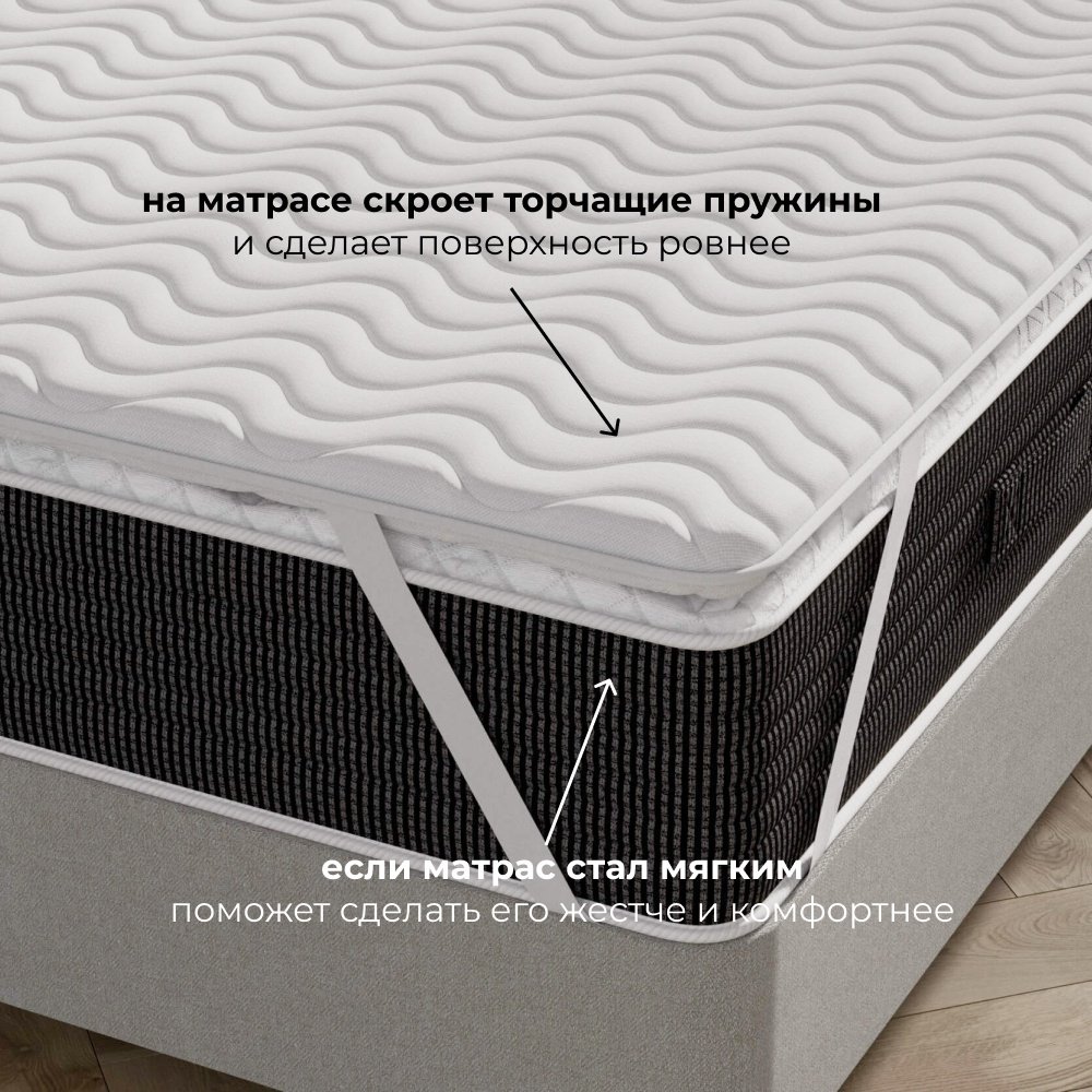 Топпер кокосовая койра, 160x200x4 см купить,1000000