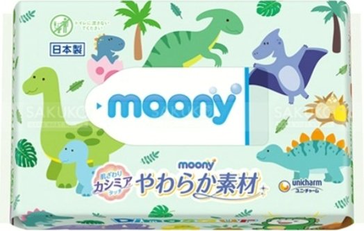 Детские влажные салфетки Moony 741512500 76 шт