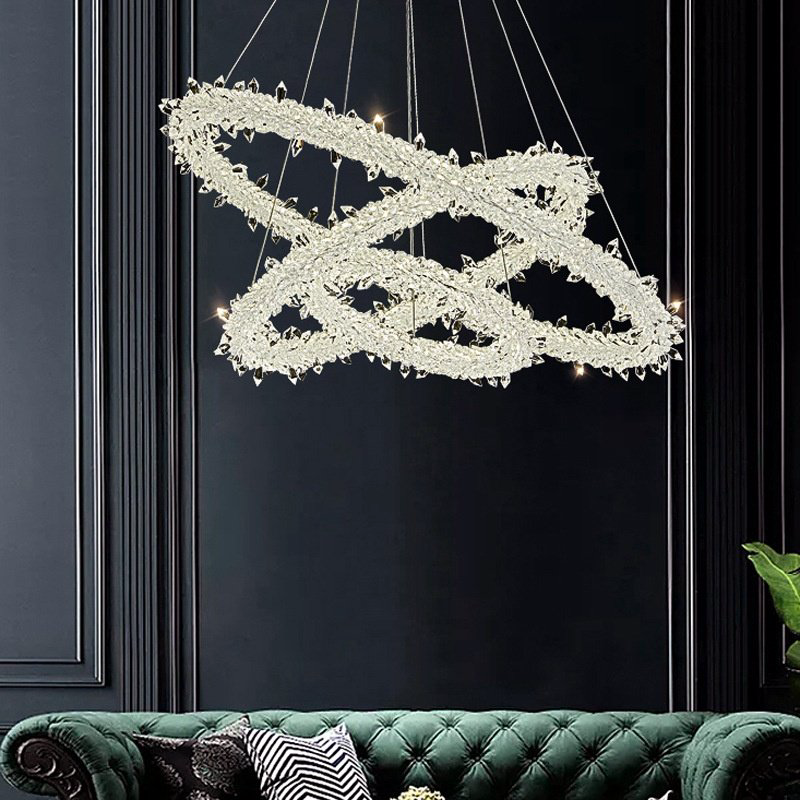 Люстра KaliHome 6112-80-60-40 LED, кол-во ламп: 1 шт купить,NaN
