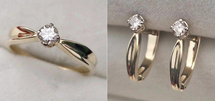 Комплект Deimantas 106206291 17р 4,53гр 0,215ct 0,23ct. купить,NaN