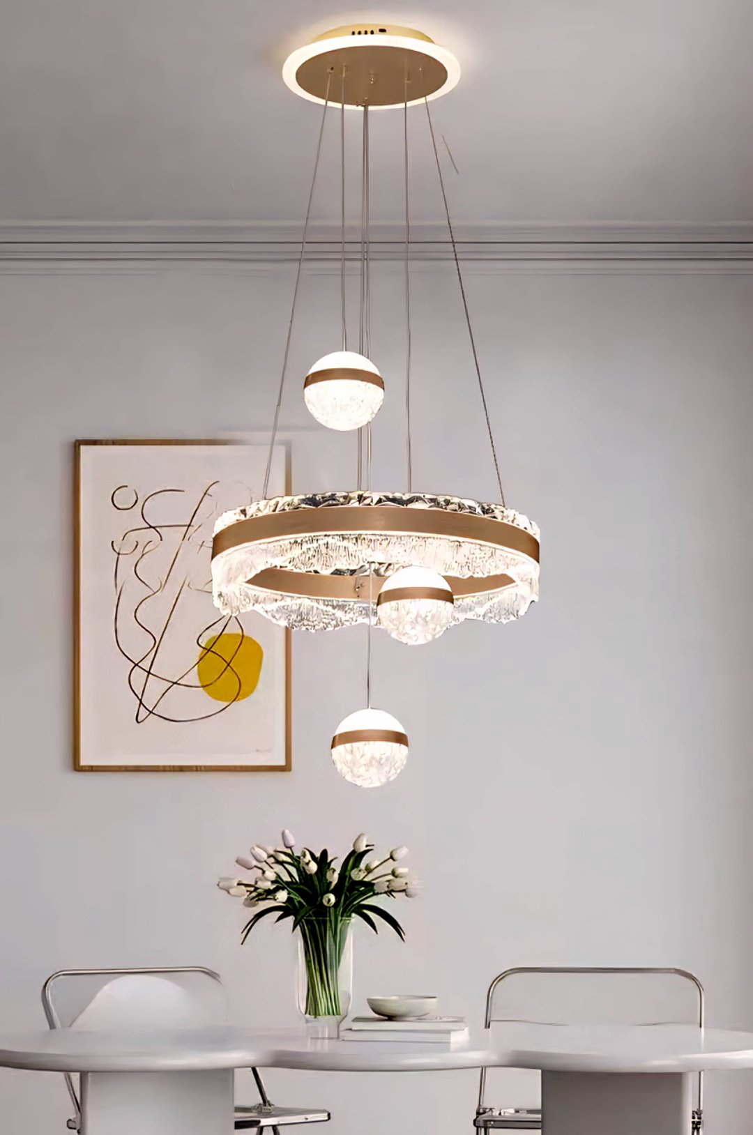Люстра ABC C1586 LED, кол-во ламп: 4 шт купить,NaN