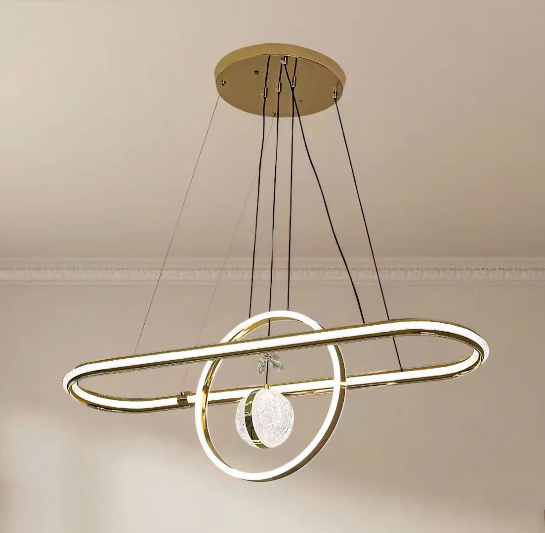 Люстра ABC C1077-GD LED, кол-во ламп: 3 шт купить,NaN