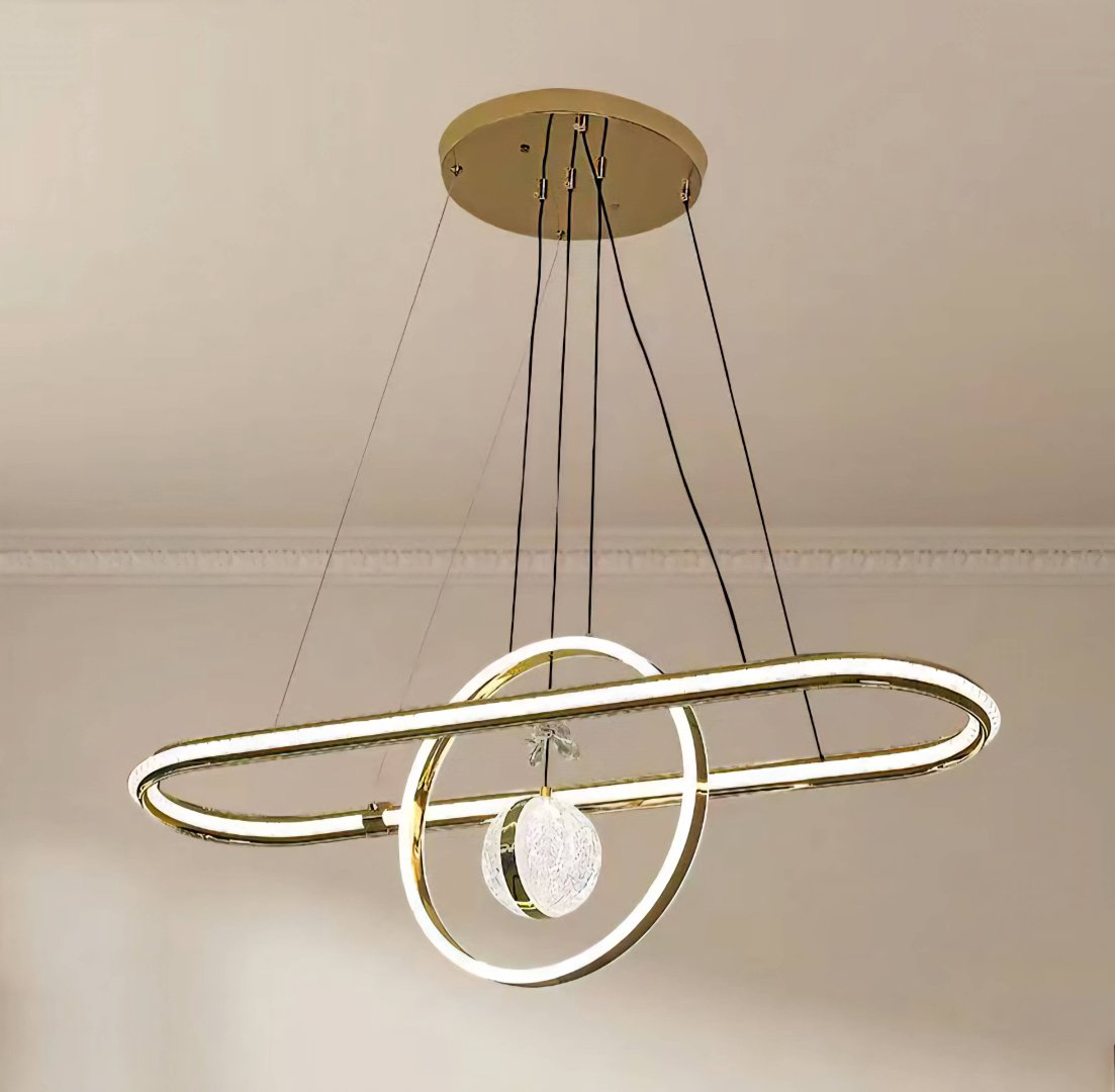 Люстра ABC C1077-GD LED, кол-во ламп: 3 шт купить,NaN