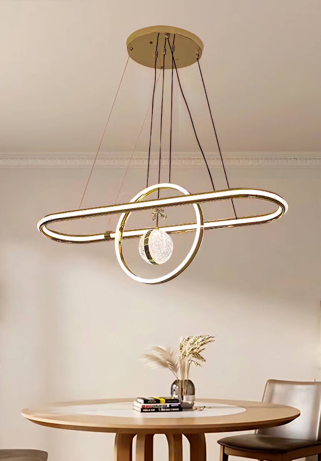 Люстра ABC C1077-GD LED, кол-во ламп: 3 шт купить,NaN