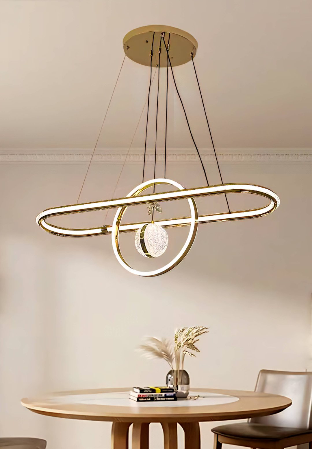 Люстра ABC C1077-GD LED, кол-во ламп: 3 шт купить,NaN
