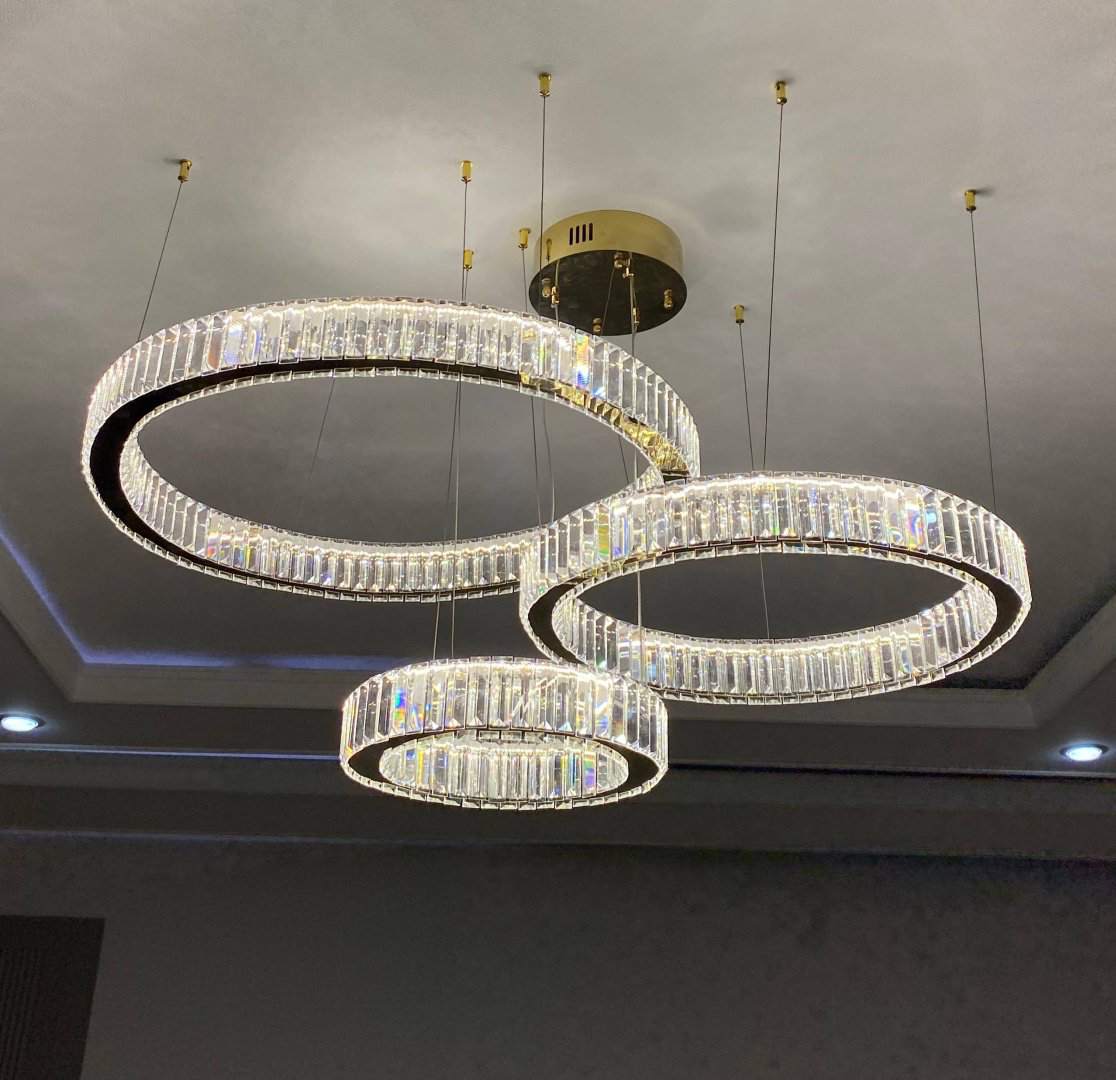 Люстра ABC 3990-80+60+40 LED, кол-во ламп: 3 шт