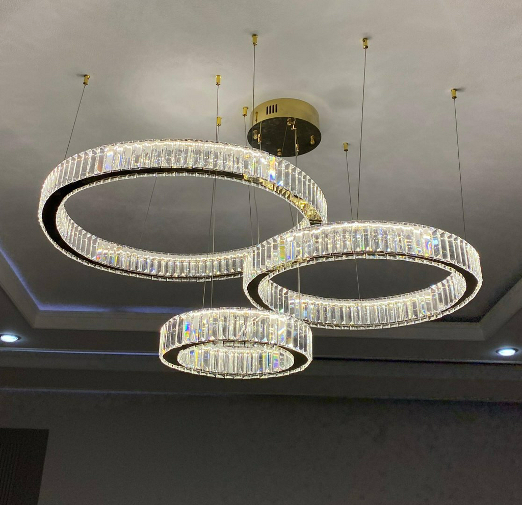 Люстра ABC 3990-80+60+40 LED, кол-во ламп: 3 шт
