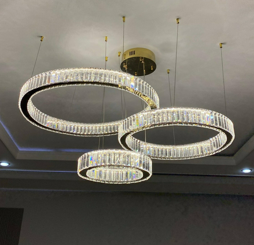 Люстра ABC 3990-80+60+40 LED, кол-во ламп: 3 шт