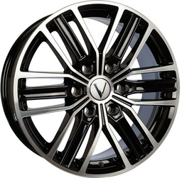 Комплект дисков Вектор B218 6x139,7 R18x7,5 CB67,1 ET38 Алмаз черный 