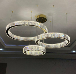Люстра ABC 3990-80+60+40 LED, кол-во ламп: 3 шт
