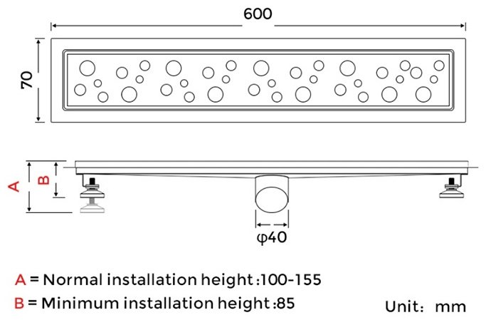 Gappo трап G86007-2 (7 х 60 см) купить,39980