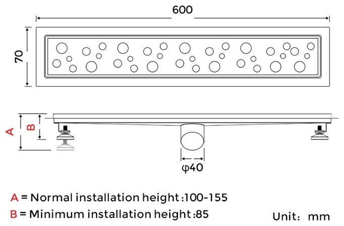Gappo трап G86007-2 (7 х 60 см) купить,39980