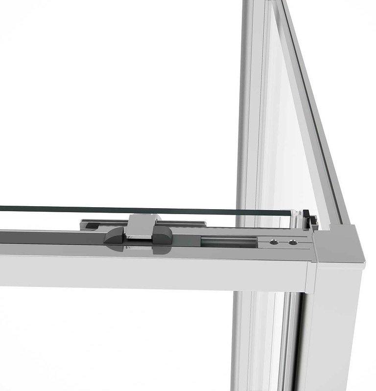 Душевое ограждение KABINKA.KZ двухстенное Soft VSR-1SS9015CL, 1500х1900 мм