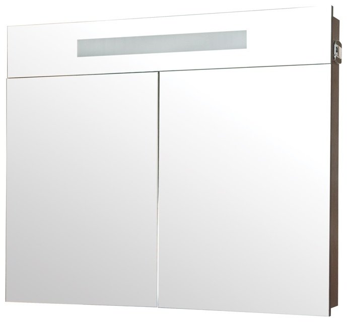 Шкаф навесной AQUARODOS 95x15x80 см, Ника 95 глянец