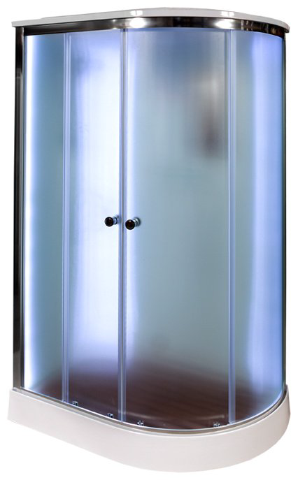 Душевая кабина KABINKA.KZ D012S LED L (220х90 см), низкий поддон купить,NaN