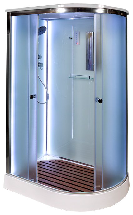 Душевая кабина KABINKA.KZ D012S LED L (220х90 см), низкий поддон купить,NaN