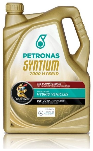 Моторное масло Синтетическое Petronas Syntium 7000 Hybrid 0W-20 5 л