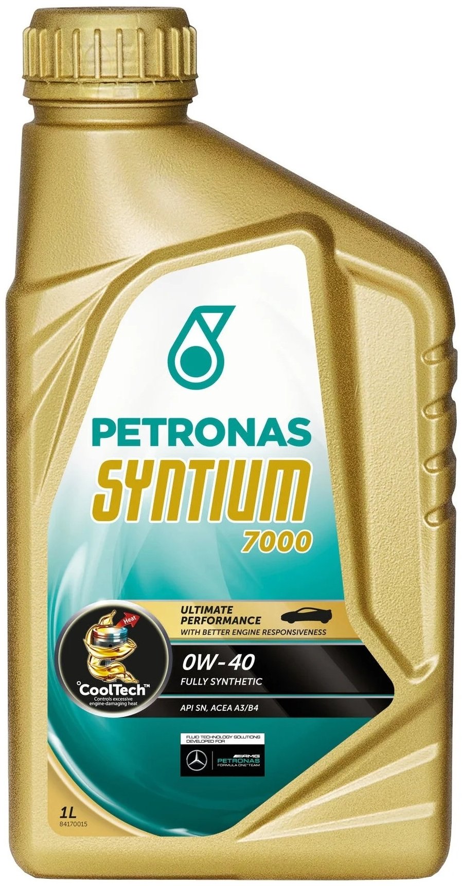 Моторное масло Синтетическое Petronas Syntium 7000 0W-40 1 л