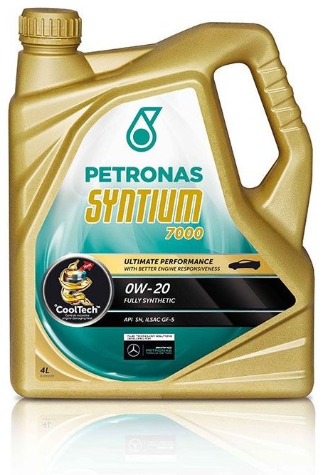 Моторное масло Синтетическое Petronas Syntium 0W-20 5 л