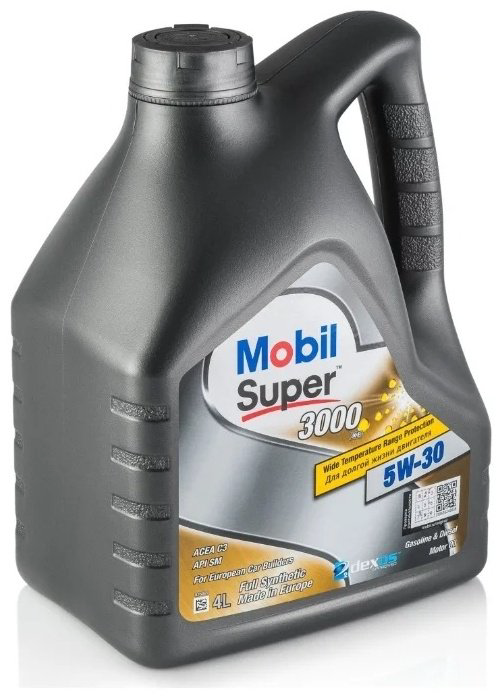 Моторное масло Синтетическое MOBIL Super 3000 XE 5W-30 4 л