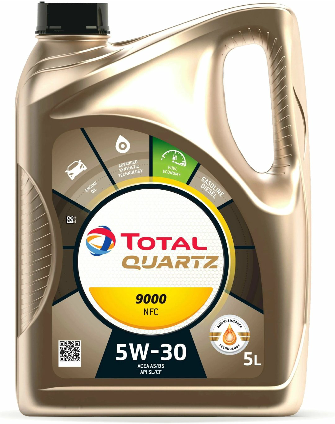 Моторное масло Синтетическое Total Quartz 9000 FUTURE NFC 5W-30 5 л купить,NaN