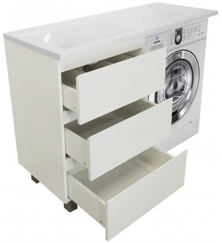 Тумба без раковины KABINKA.KZ ФР-00001922, 120x86x47.6 см, белый - ForteMarket Тумба без раковины KABINKA.KZ ФР-00001922, 120x86x47.6 см, белый купить,NaN