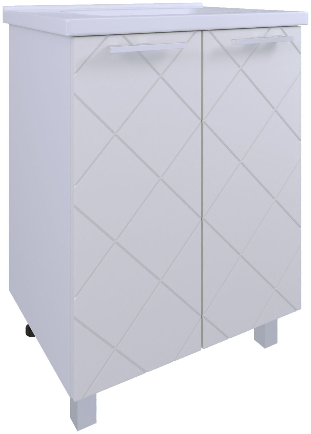 Тумба с раковиной AVK ТР Двери 60 Астра 60x70x45см белый купить,NaN