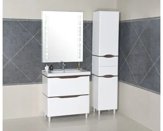 Тумба с раковиной AQUARODOS Венеция 80, 80x85x45см, белый купить,NaN