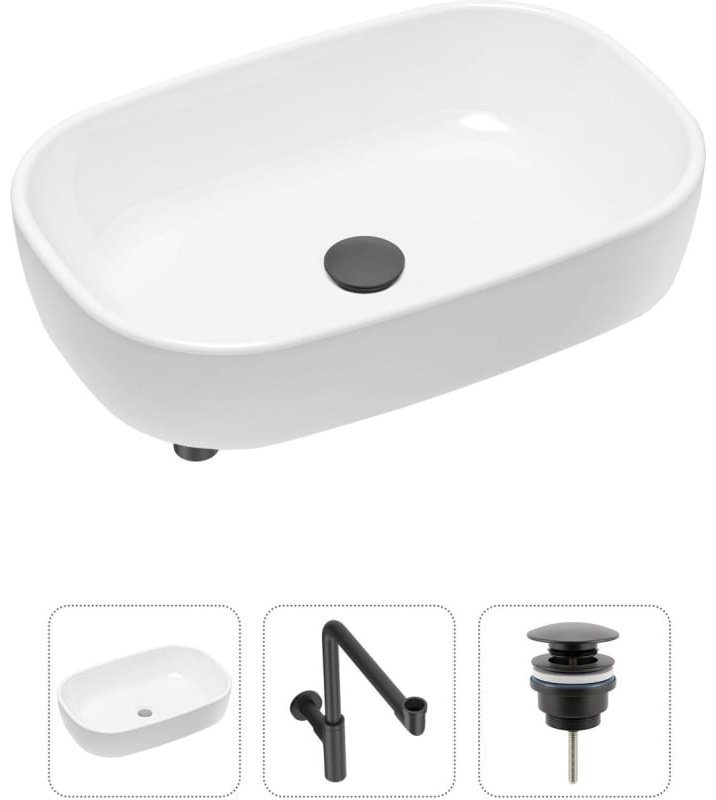 Раковина Lavinia Boho Bathroom Sink 21520048 накладная овальная 36, фарфор купить,NaN