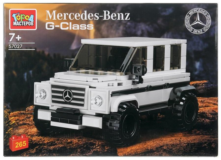 Конструктор ГОРОД МАСТЕРОВ Mercedes G-klass, деталей 256 шт купить,NaN