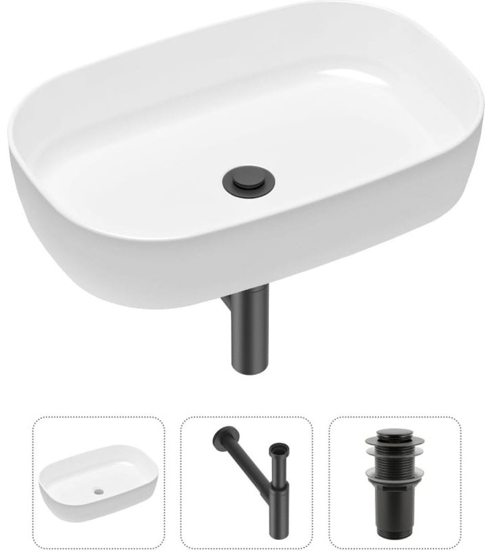 Раковина Lavinia Boho Bathroom Sink 21520091 накладная овальная 35.5, фарфор купить,NaN