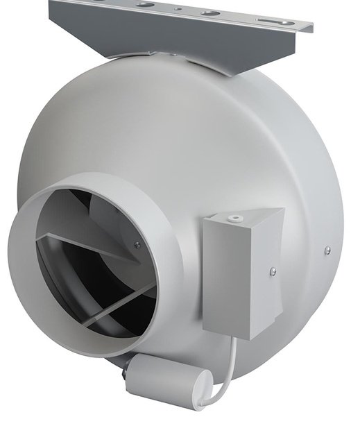 Вытяжной вентилятор ERA осевой D124 мм 52Вт, CYCLONE 125