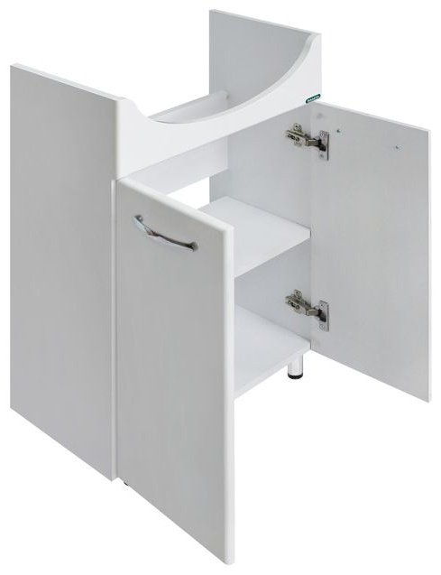Тумба с раковиной Kabinka.kz Альфа 55 51.5x82x29.6см белый купить,NaN