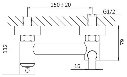 Shevanik гигиенический душ S107Q, латунь купить,NaN