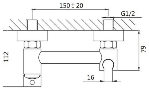 Shevanik гигиенический душ S107Q, латунь купить,NaN